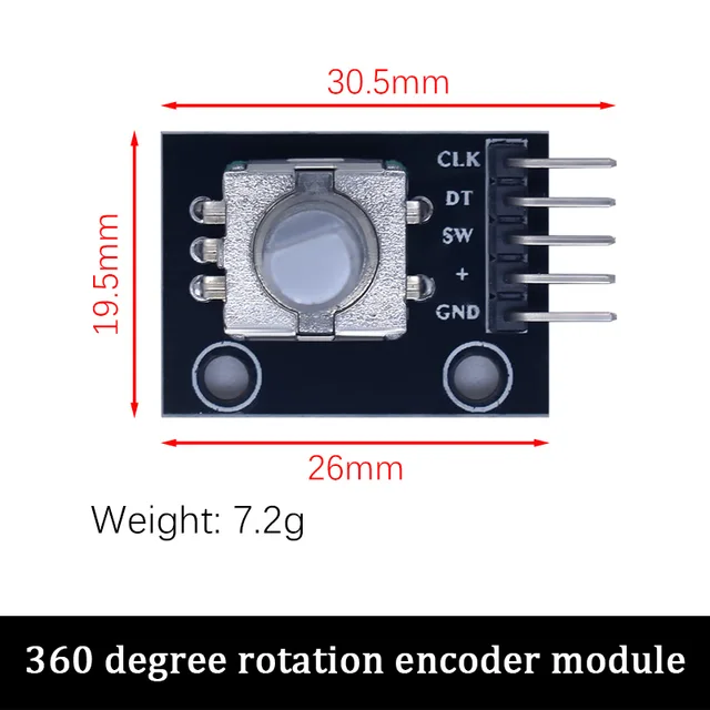WAVGAT Rotary Encoder Module for Arduino Brick Sensor Development Round ...