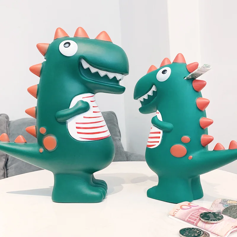 Dinosaur Piggy Bank Cartoon Cute Creative Money Box Plastic Saving Money Coin Bank Home Decorative Ornaments Children Gifts 3