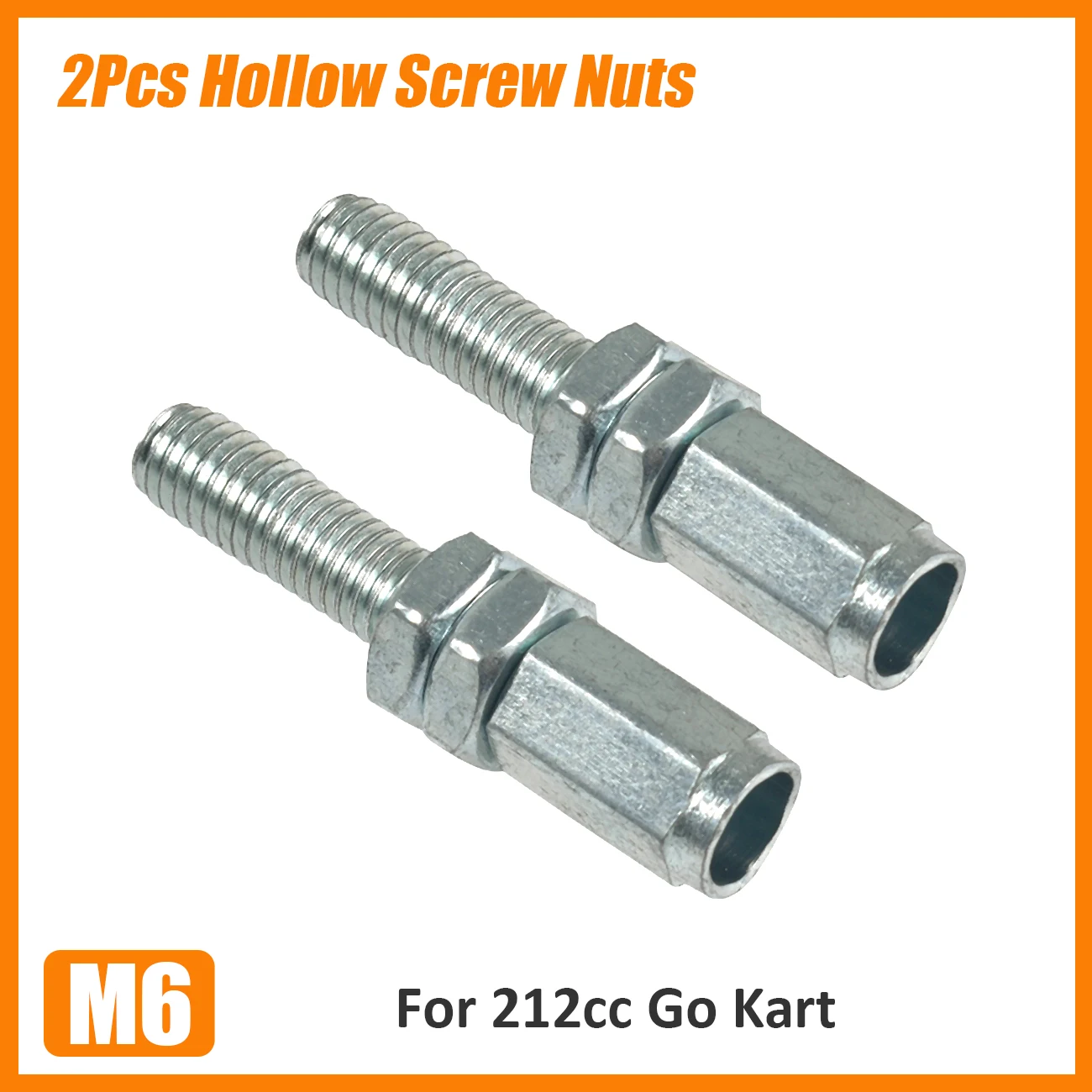 M6 Hollow Screw For 212cc Go Kart 2 PCS