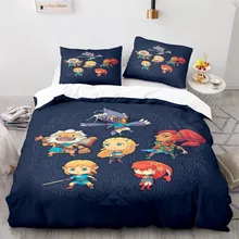 

Custom Bedding Set Cartoon Fantasty Kids Zeldaes Duvet Cover Gift Soft Microfiber Comforter Cover 2/3pcs Decor Home Dropship