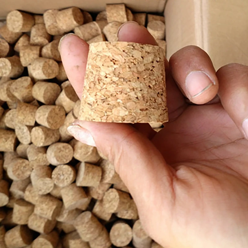 Glass Bottle Cork Wood Lid Cap Stopper Wine Jar Plug Beer Bottles Pudding Container 50-100mm Customize 3pcs