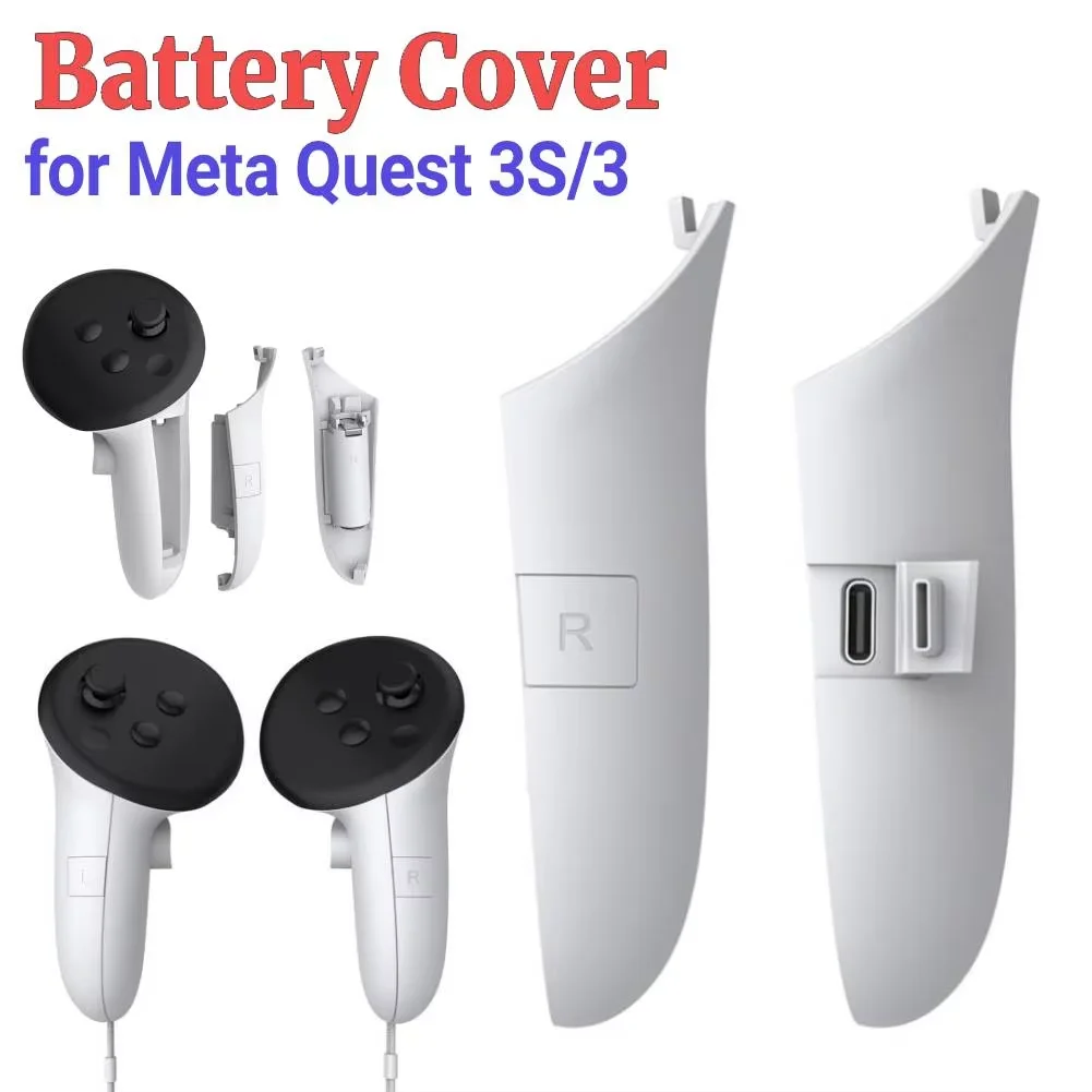 Bateria Recarregável TY-5807 para Controle VR, Suporte de Carregamento Direito e Esquerdo para Meta Quest 3S/3