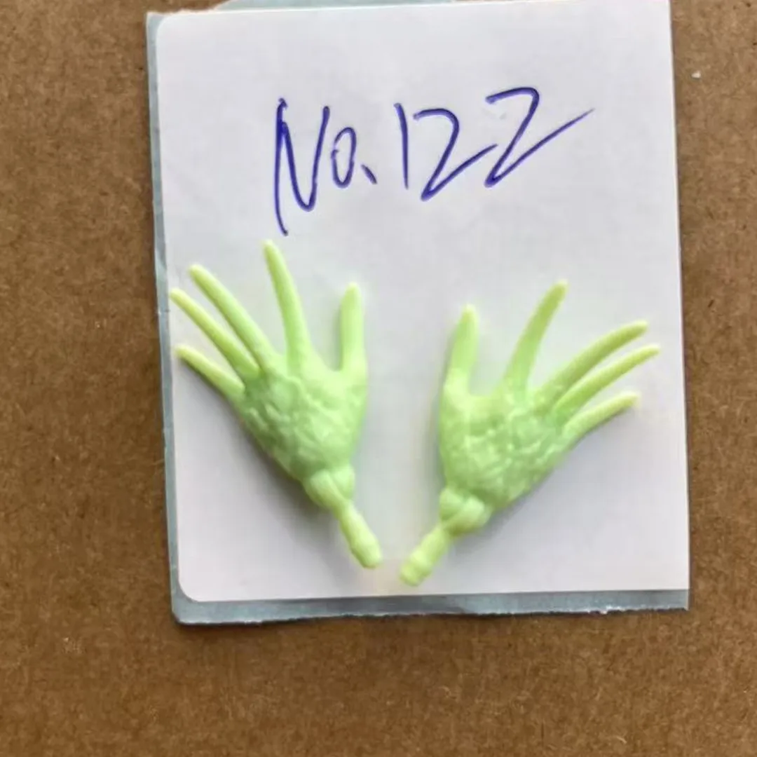 1/6 Puppenhände, -beine, -ellbogen, -füße, Ersatzteile für Monster-Puppenzubehör, grau, schwarz, grün, blau, Puppenteile – Detail 17