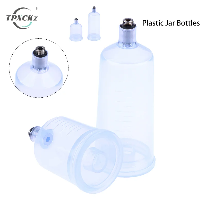 

Airbrush Plastic Clear Cup Of Spray Gun 20CC 40CC Air Brush Pen Repleceable Accessories For Painting Airbrush Plastic Clear Cup