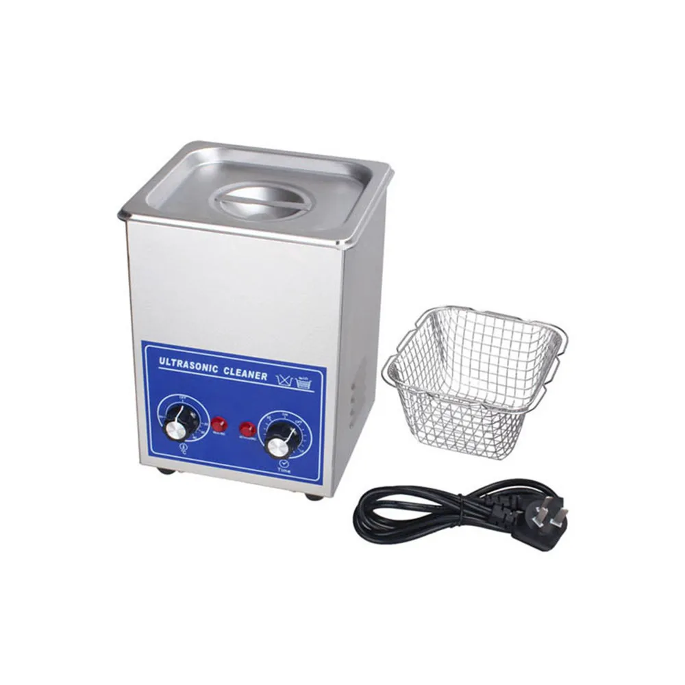 

Digital Ultrasonic Cleaner 2L Stainless Steel Washing Basket Knob Control