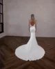 Mermaid Wedding Dresses Sexy Backless V neck Customized Formal Bride Bridal Gown Women Evening Wedding Gown vestidos de novia 3