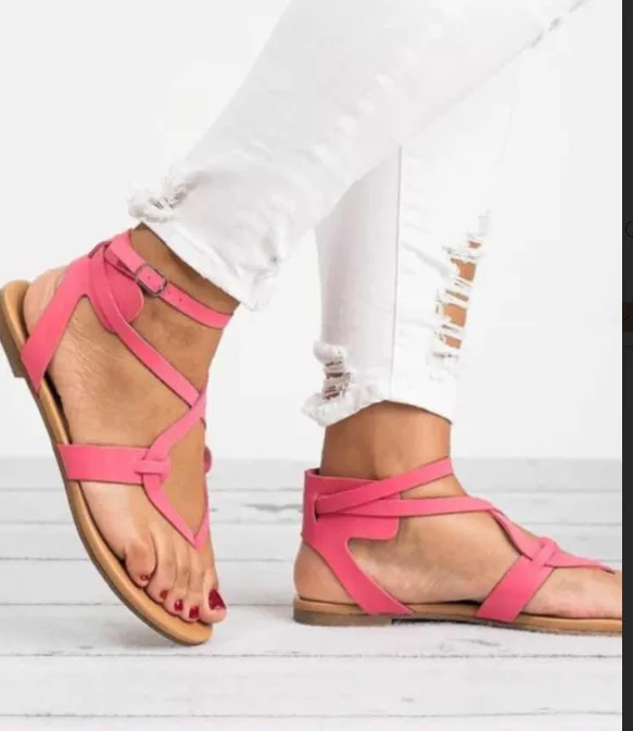 Women Sandals 2022 New Summer Footwear Plus Size 43 Ladies Flat Sandal Female Casual Beach Shoes Ladies Comfortable Flipflop