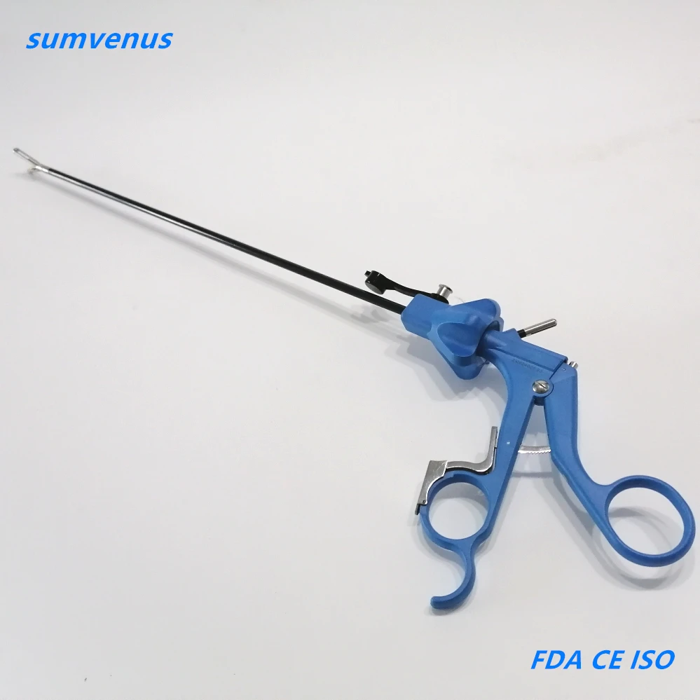 Medical Surgical Φ5mmX330mm Blue Endoscopes Laparoscope Laparoscopic Forceps Graspers Dissctors Scissors Tweezers Reusable