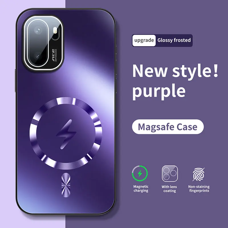 New AG Matte Lightning Magnetic Hard Shell Shockproof Bumper Case