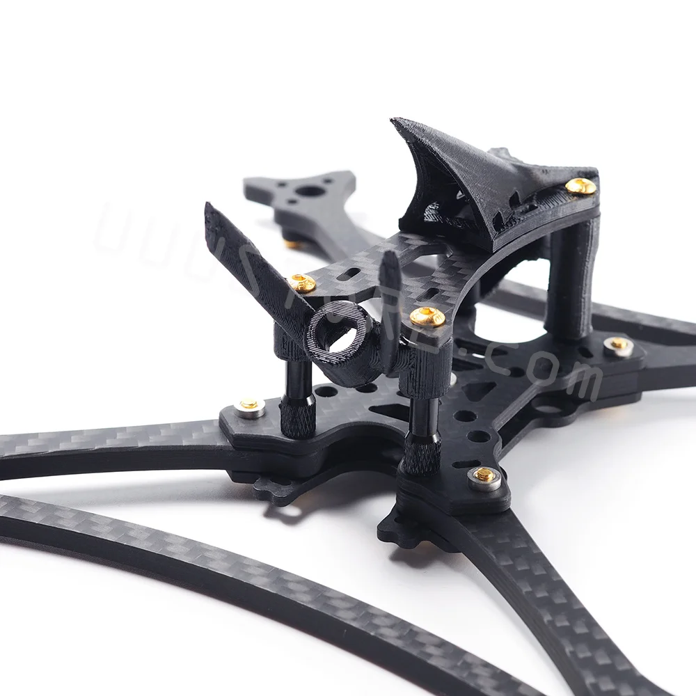 HGLRC Wind5 Lite True-X 208mm Carbon Fiber FPV Frame Kits 5mm Arm for RC FPV Racing Freestyle 5inch Drones DIY Parts 3