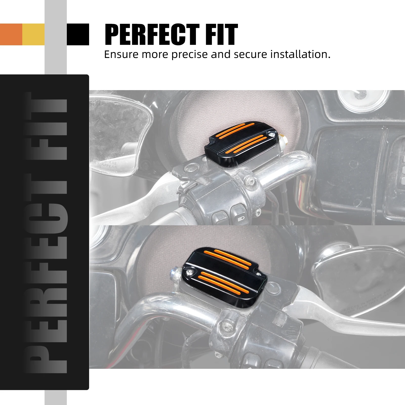 Für Harley Street Glide FLHX FLHXS 2018-2020 Vorderradbremse Kupplungsgeberzylinderabdeckung Road Glide FLTRX Road King Classic FLHRC – Detail 3