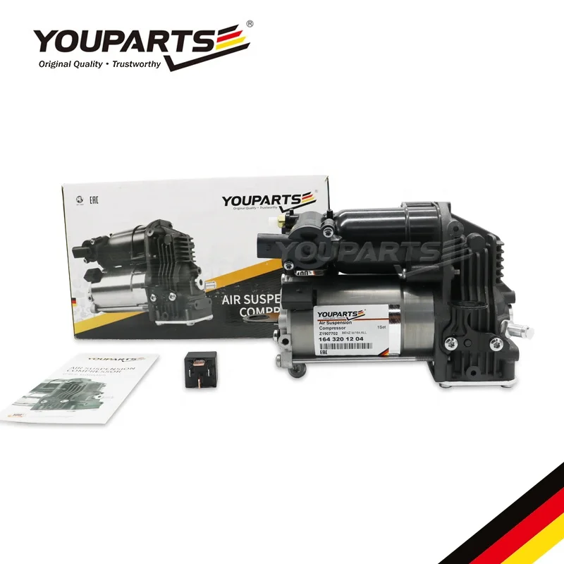 

YOUPARTS Professional Made Air Ride Suspension 1643201204 Air Compressor For Mercedes Benz W164