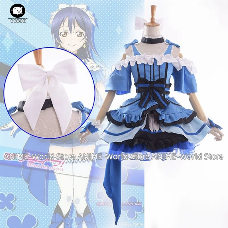 

Love Live! School Idol Project KiRa-KiRa Sensation! Umi Sonoda Cosplay Costume U's Music Stage Costume Lolita Dress