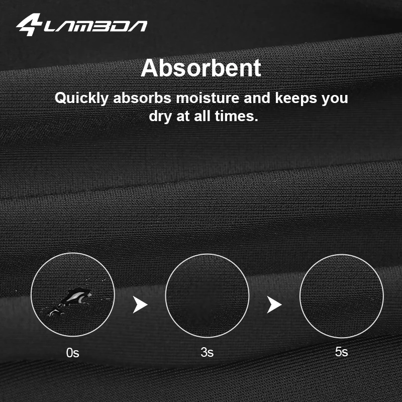 LAMEDA Men's Cycling Pants Spring Quick Dry Bike Pants Sponge Pad Bicycle Cycling Tights Leggings Outdoor MTB Riding Men