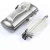 Portable Mini Folding Frameless Reading Glasses Men Adjustable Temples Eyeglass With Case Belt Clip Presbyopic Glasses Women 1