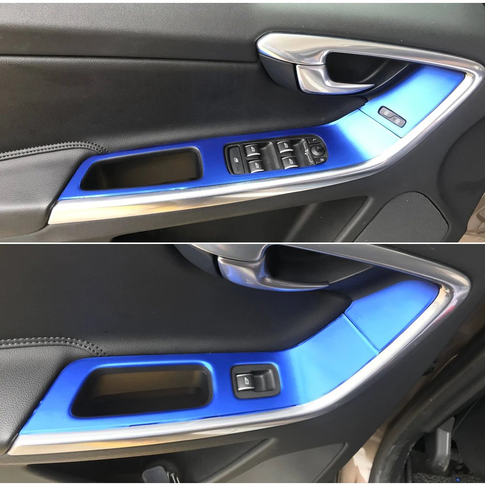 Striscia Cover Cruscotto In Acciaio Inox Per Volvo XC60 S60 V60 2009-2017 – Protezione E Design - 5