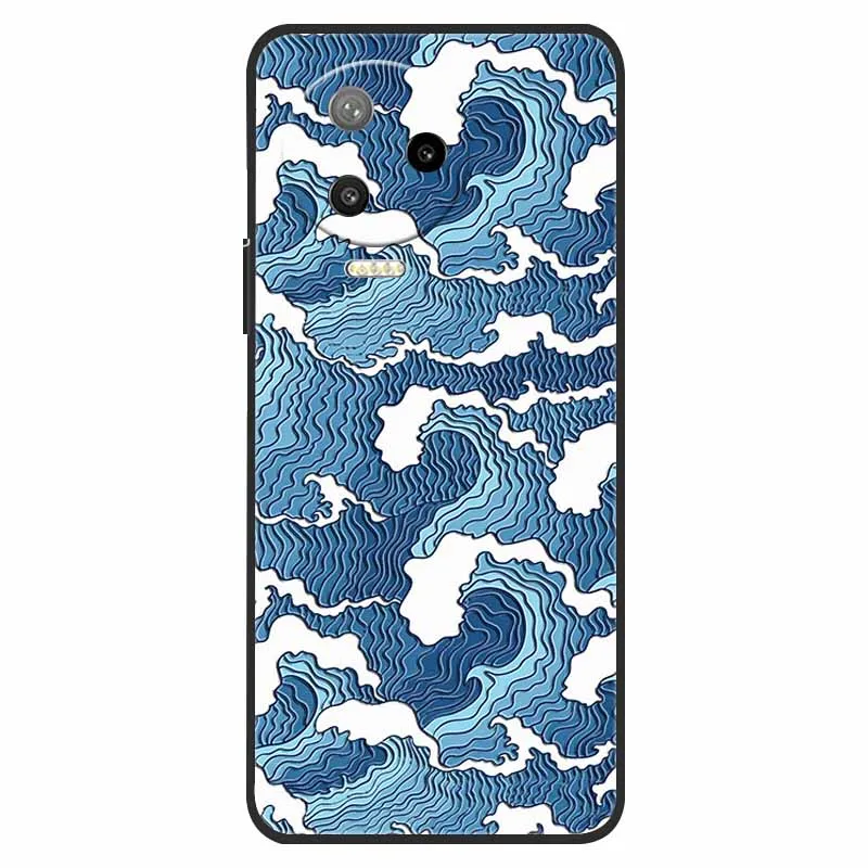 3D Relief Embossed Soft Silicone Cartoon Phone Case with NFC Compatibility