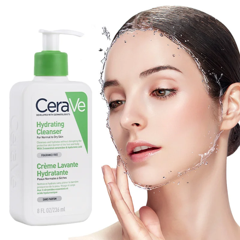 Cerave Hydrating Facial Cleanser Moisturizing Nonfoaming Face Wash