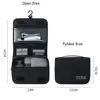 Foldable Toiletry Bag Organizer Hanging Storage Bag Bathroom Makeup Bag Case Travel Dry And Wet Separation Cosmetic Bag 6
