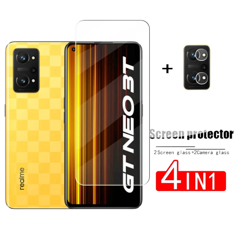 Vetro Gule Completo Per Realme Gt Neo 3T Vetro Temperato Realme Gt Neo 3T Pellicola Proteggi Schermo In Vetro Pellicola Per Obiettivo Realme Gt Neo 3T