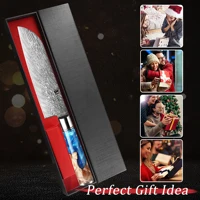 มีดดาบัสกัส มีดเชฟ เหล็ก VG10 ญี่ปุ่น 67 ชั้น มีดปังตอ มีดปอกเปลือก มีดหั่นขนมปัง มีดซันโตะกุ ด้ามเรซิ่น พร้อมกล่องของขวัญ 3