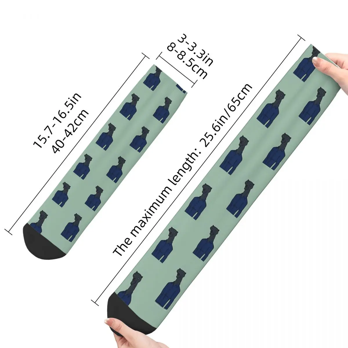 Office Panther stockings Thickened thermal stockings Men's and women's stockings, For Unisex