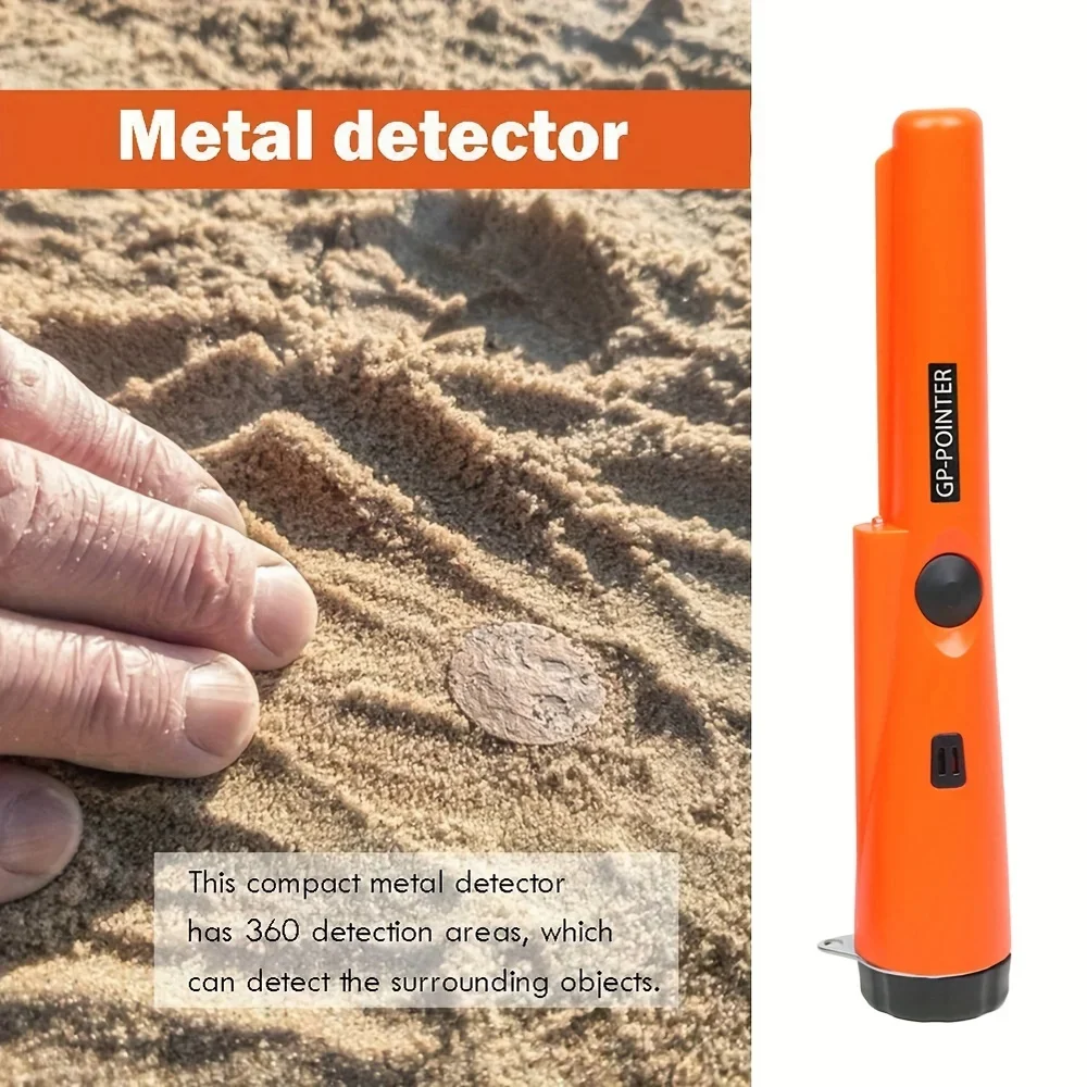 Metal Detector Handheld GP-pointer Waterproof Pinpointing For Treasure Search Positioning Rod With Bracelet LED Lights