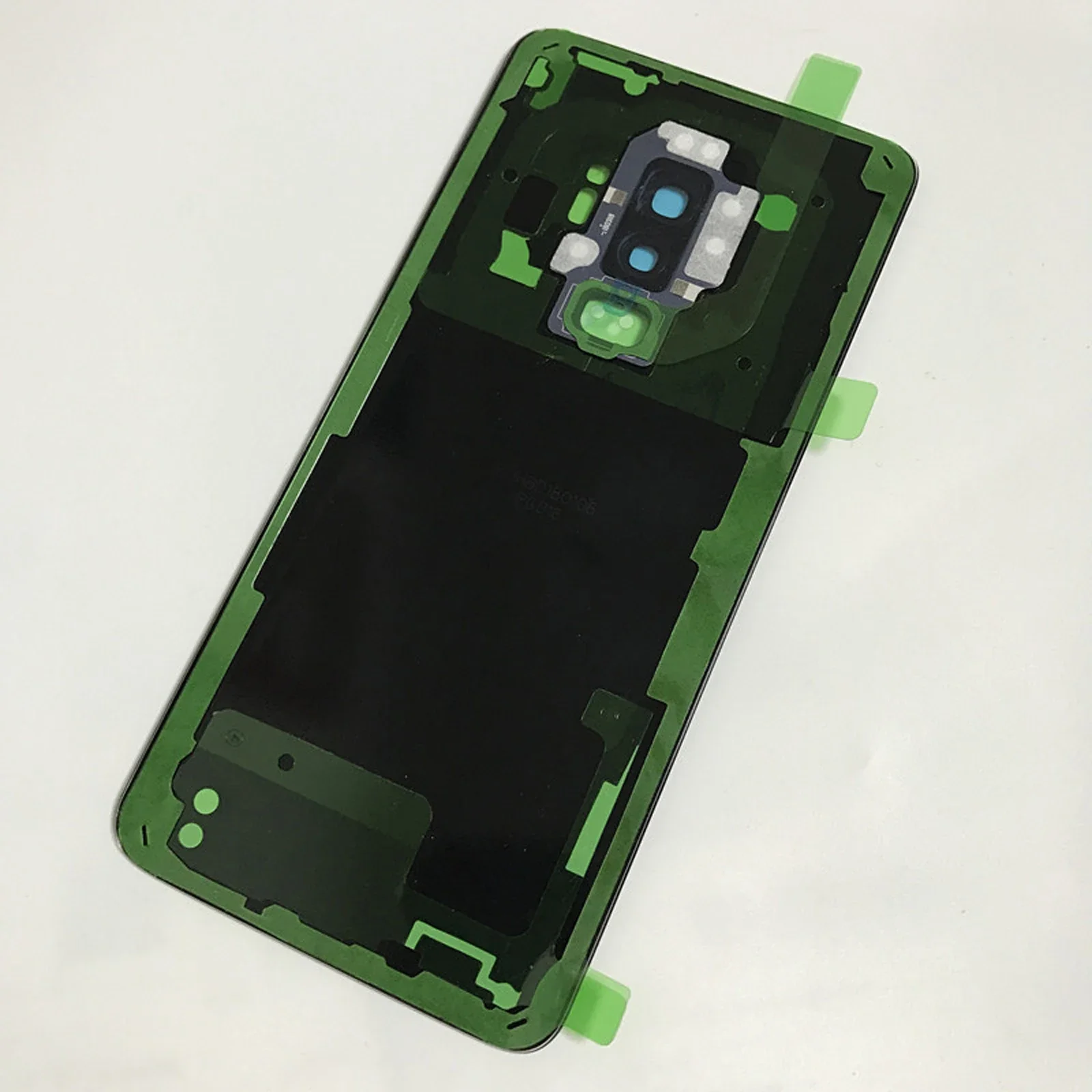 삼성 갤럭시 S9+/ S9 플러스 G965F G965U G965W용 유리 후면 배터리 커버 +렌즈 캡