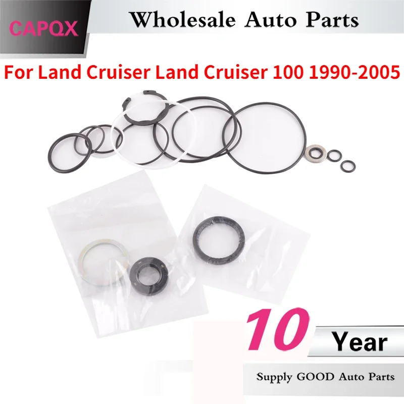 CAPQX Power Steering Repair Kit Gasket Kit Power Steering Gear For Land Cruiser 100 1990-2005 OEM:04445-60050