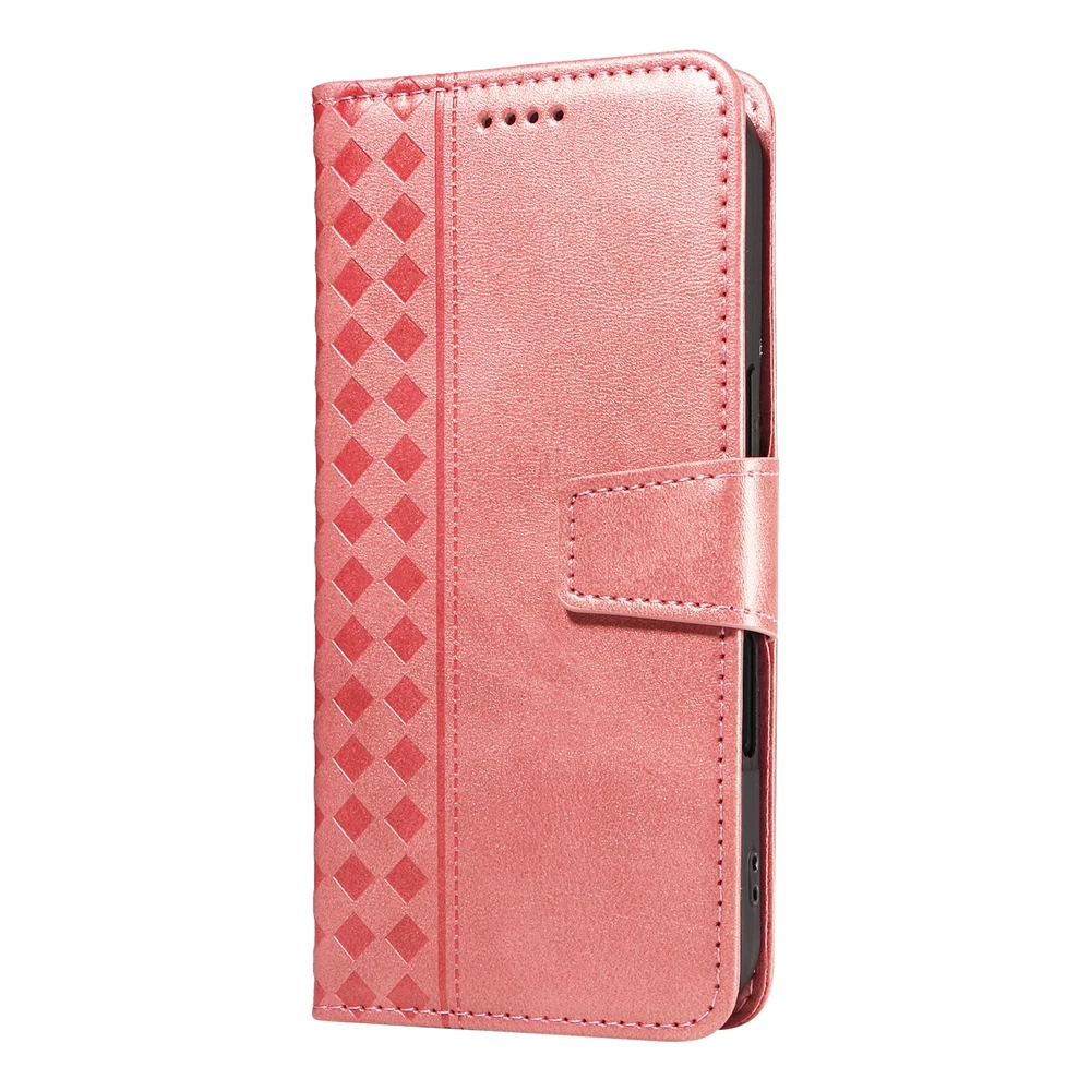 Magnetic Luxury Leather Phone Case with Cat Dandelion Design