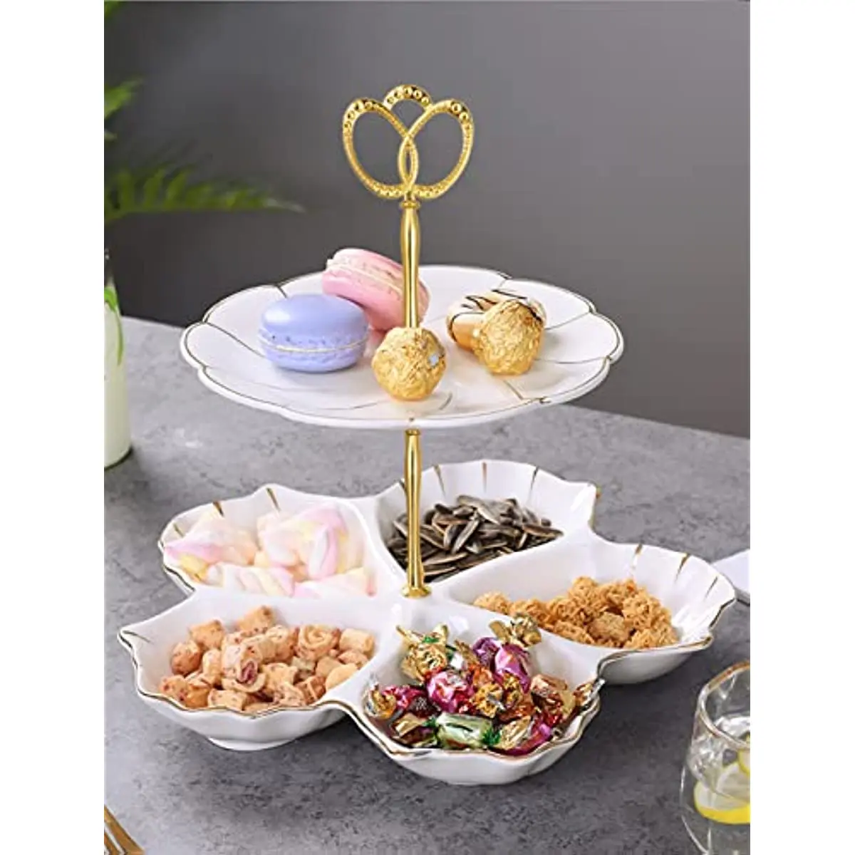 Resin fruits trays holder epoxy dishes plate handle DIY mold cake placed tools