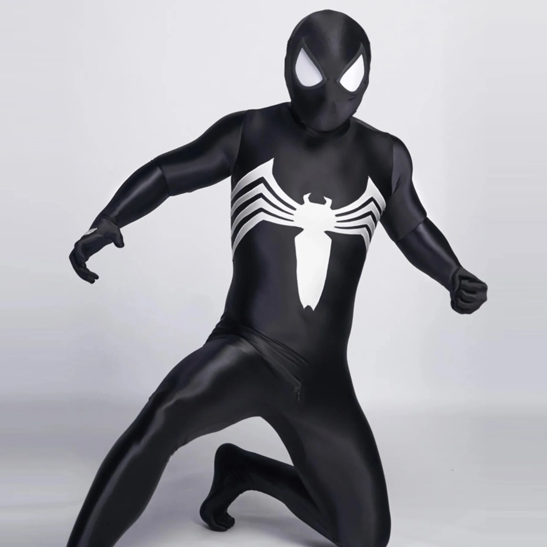 【XL】ヴェノム・スパイダーマン ラテックス 全身コッスプレ0.25mm スパイダーマン2 ヴェノム ps4 スパイダーマン Spider-Man2 Venom 全身