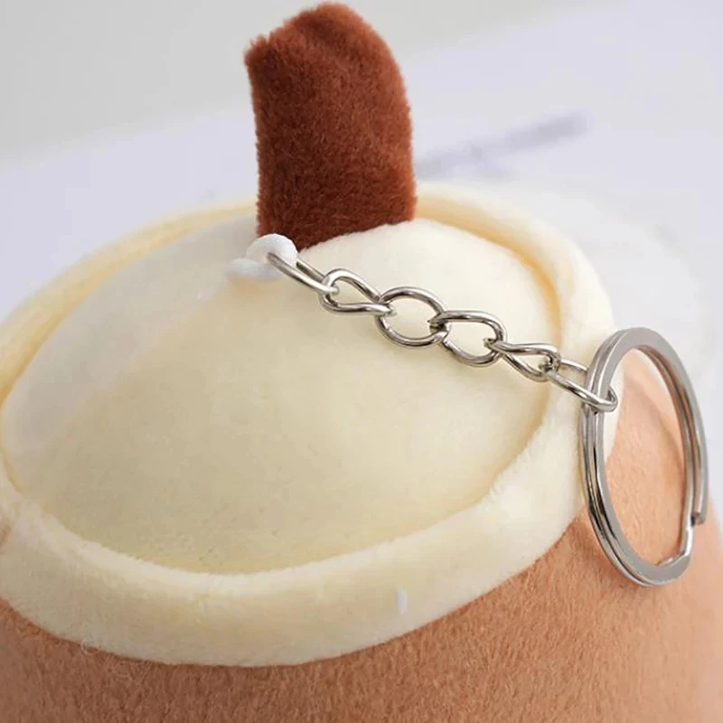 12cm Cute Milk Tea Cup Plush Toys Soft Stuffed Plushies Toys Kawaii Hanging Boba Key Chain Backpack Pendant Toys Gifts for Kids 5