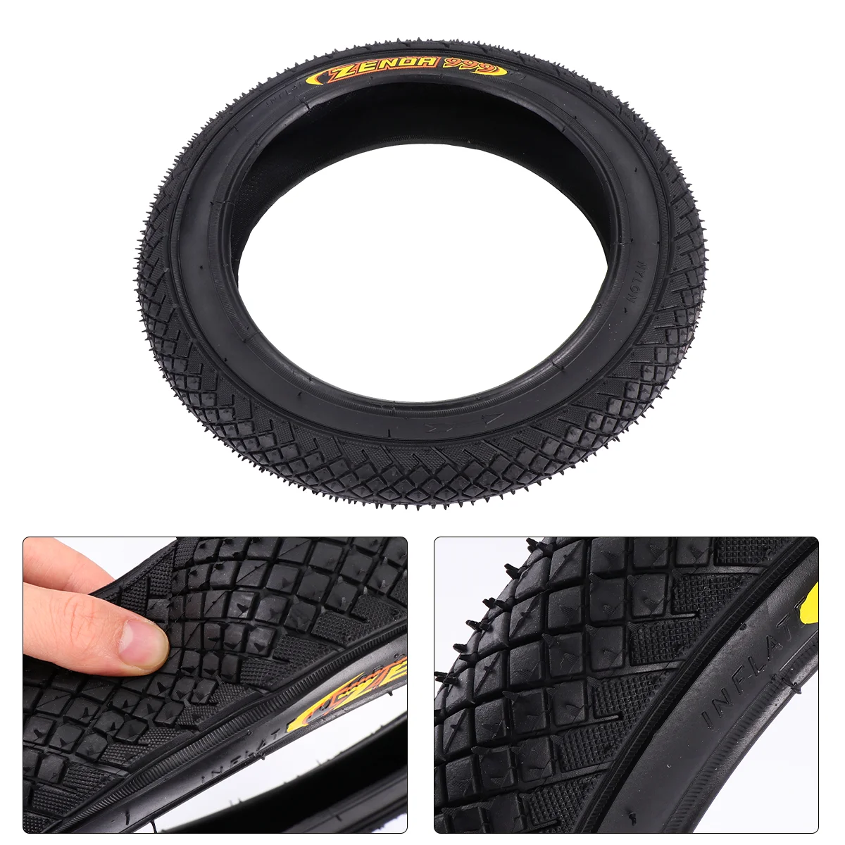 

Bicycle Tires 12x2.125 Kids Balance Bike Outer Tire Children Balance Bike Tire for Bike Racing Kids Cycling Part(Random Pattern)