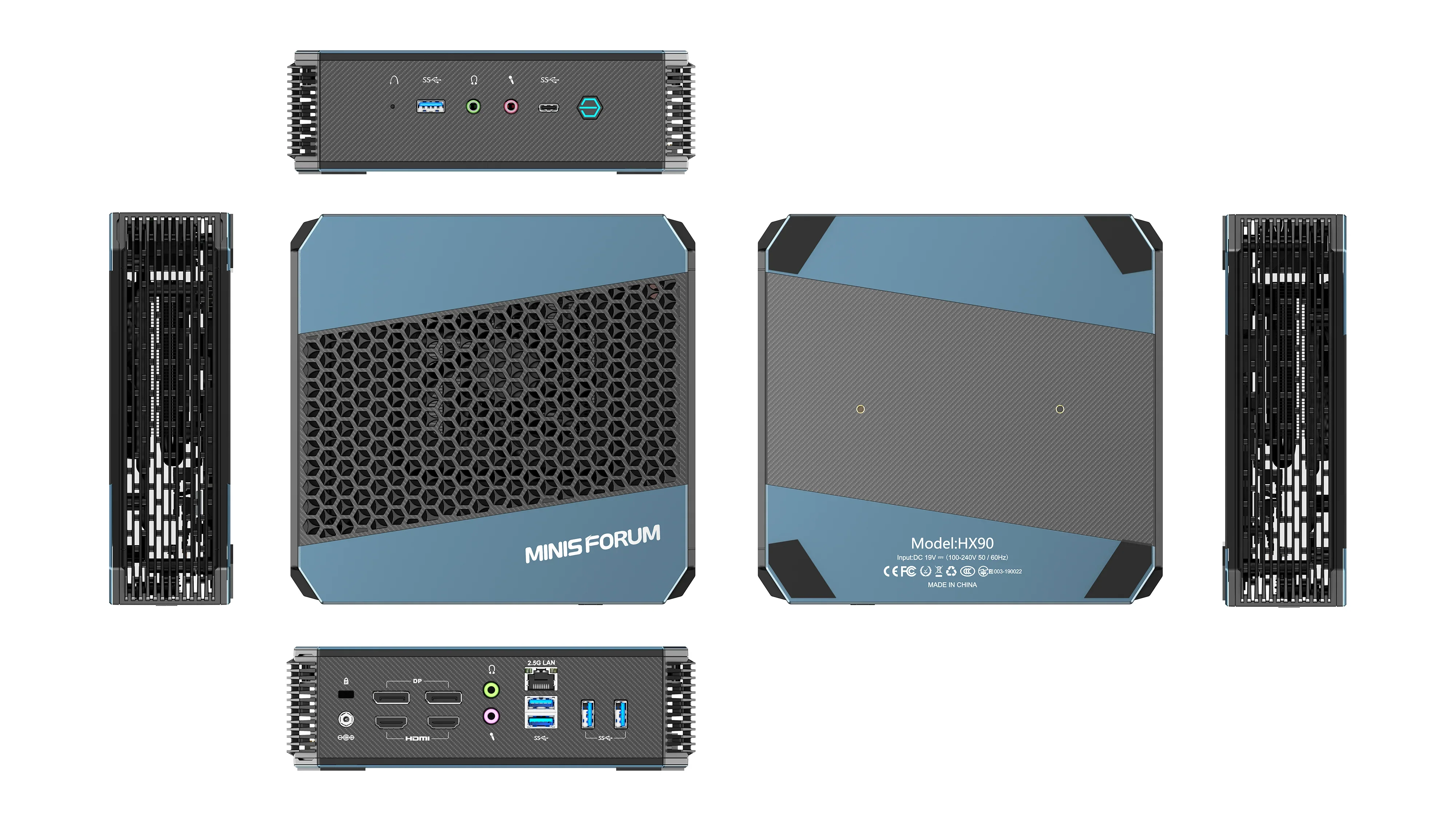 Mini PC Windows 11 HX90 AMD Ryzen 9 5900HX 8 Cores up to 4.6 GHz