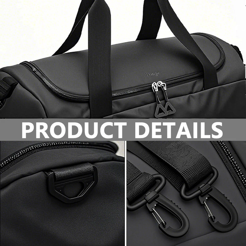 Sport Fitness Gym Bag Waterproof Oxford Duffel Luggage Travel Bag