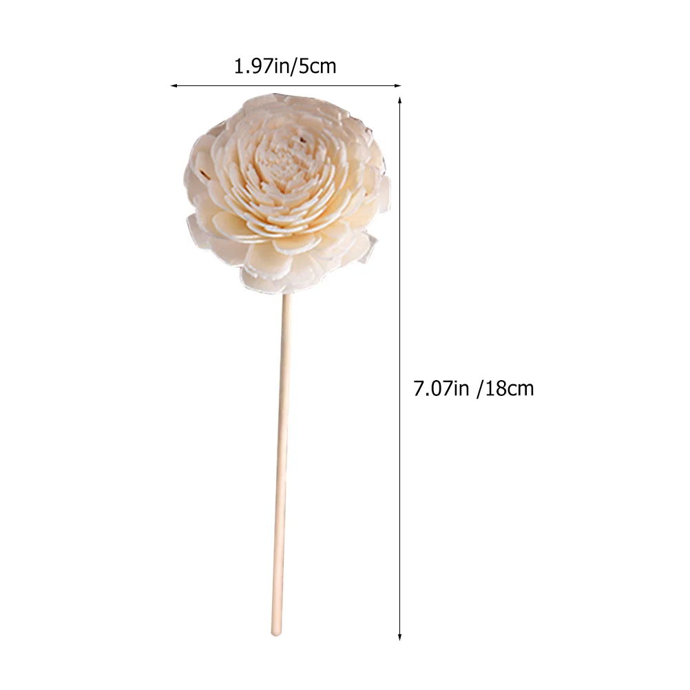 6 Pcs Diffuser Sticks Artificial Flower Diffuser Sticks Home Decor Aromatherapy Dried Flower Diffusers Essential Oil