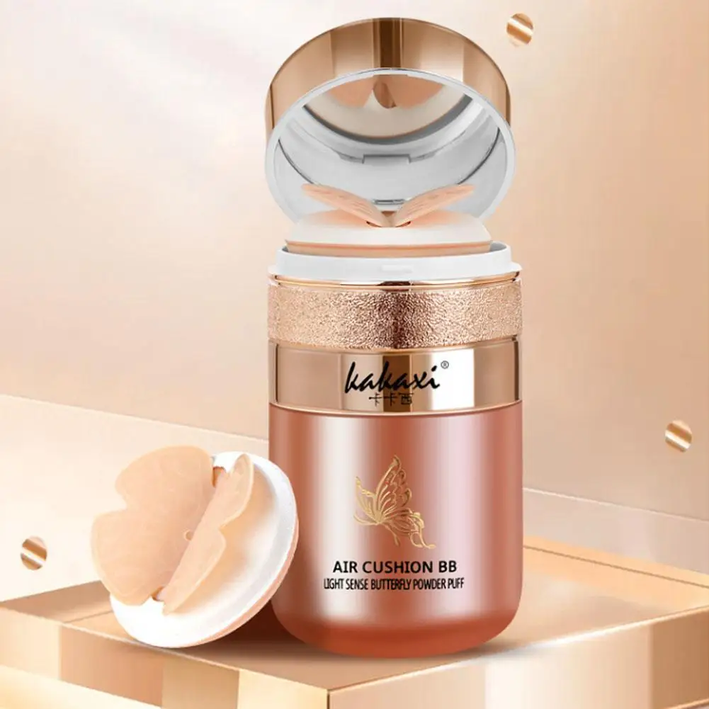 Air Cushion BB Cream Butterfly Light Perception Hold Makeup Moisturize Concealer Foundation Liquid Not Take Off Makeup Cushion