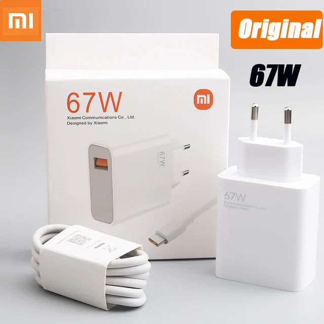 Xiaomi充電器67ワットeuオリジナルの高速充電電源アダプタ6Aタイプc 