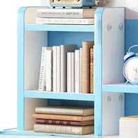 2Pcs/Set Kids Study Desk Chair Set Height Adjustable Children School Study Table Chair Set with Sitting Corrector, Book Stand 3