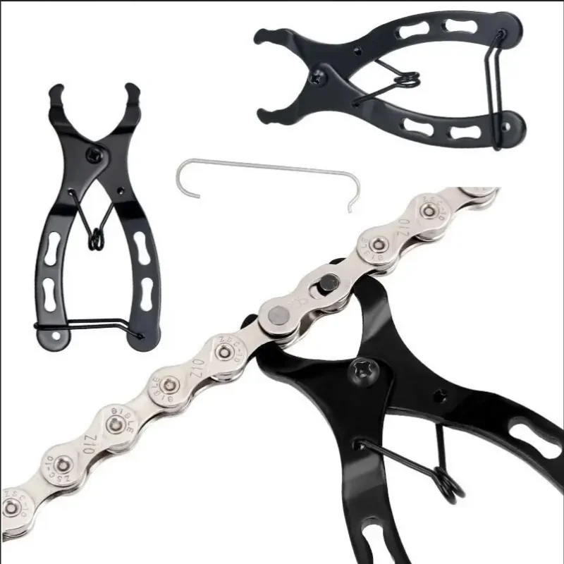 Bicycle Chain Pliers Bicycle Chain Buckle Pliers Mini MTB Bike Chain Quick Release Magic Link Clamp Removal Install Plier Road Cycling Repair Tools