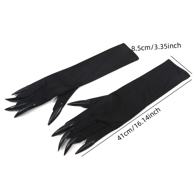 Ghost Claw Gloves - Fashionable Red Halloween Cosplay Gloves