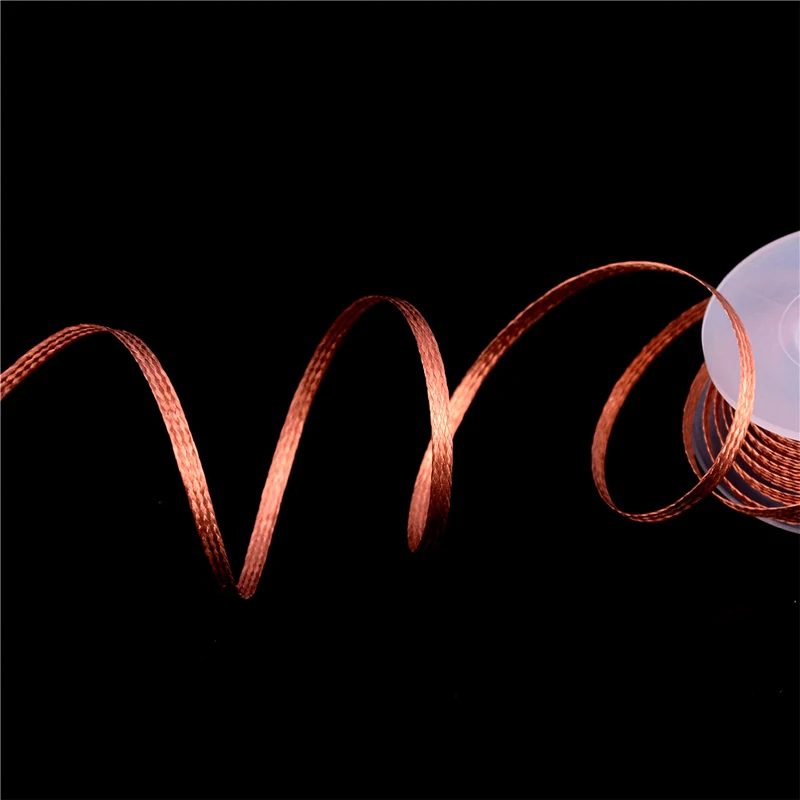 Stoppino Dissaldante Da 3,5 Mm - Filo Di Rame Per Riparazioni Elettroniche - Lunghezza 1,5 M, Confezione Da 2 - Foto 2