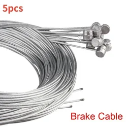 Premium Stainless Steel Bicycle Brake & Shift Cable Set - Durable Inner Wire (5pcs Brake)