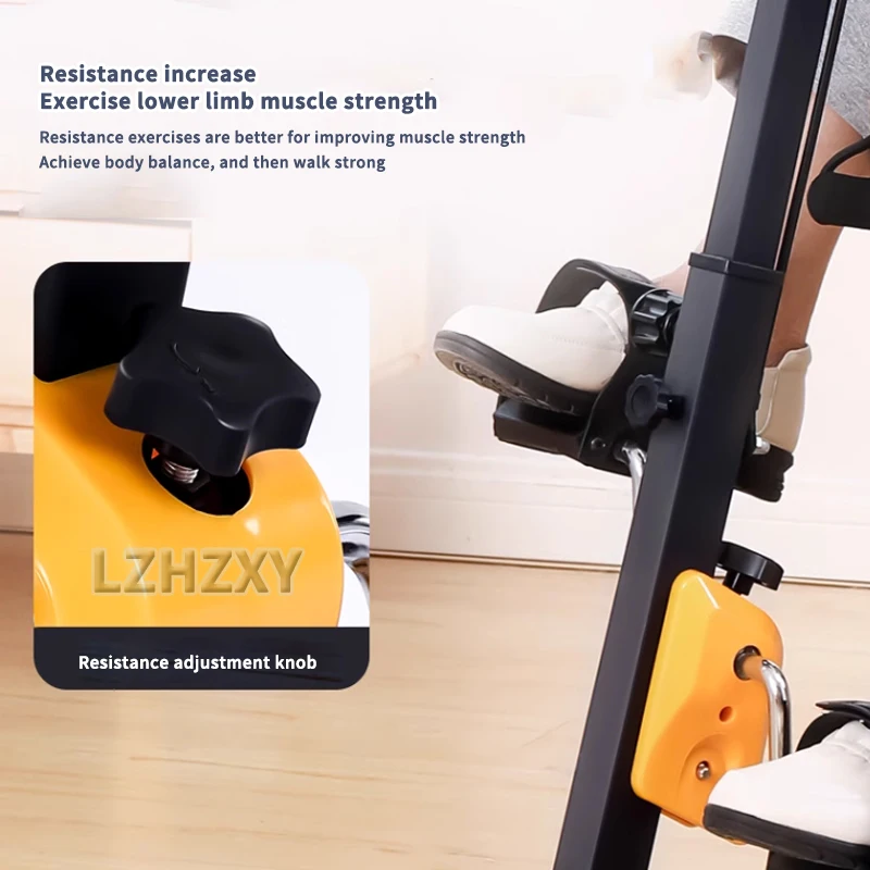 Indoor Mini Fitness Exercise Bike Treadmill Vertical Rehabilitation Bicycle Handrail Cycling Stepper Leg Pedal Trainer indoor exercise bike