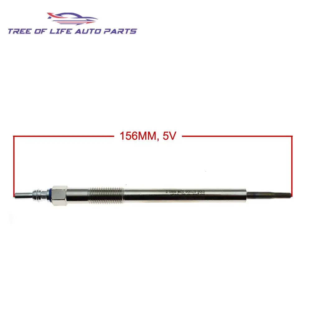5V Glow Plugs SET 1/4/8X For Ssangyong Stavic Korando C New Actyon 2.2 D22F D22R 2015 + 6721590001 A6721590001