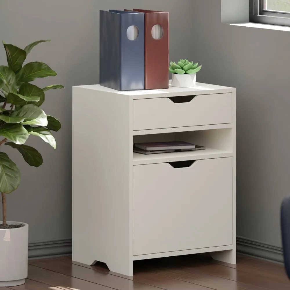 

White Finish Removable Shelf Wood Nova Home Office File Storage Cabinet Filing Cabinets Documents for Documents Chest of Drawers