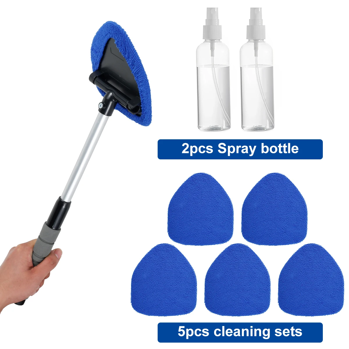 Car Windshield Cleaner Brush Extendable Windshield Cleaning Tool