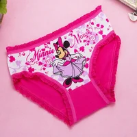 Lot de 4 sous-vêtements Minnie en pur coton pour filles, short Triangle mignon pour enfants, doux et confortable pour les enfants âgés de 2 à 10 ans 3
