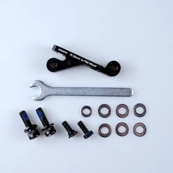 ZRACE Universal Mount Brake Adapter, Versatile Conversion (IS to Flat 1 set)